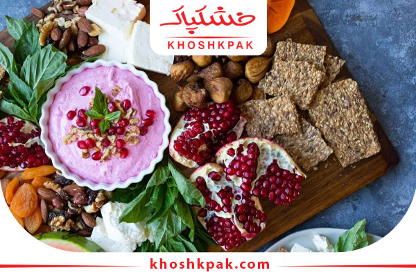 تزیین آجیل شب یلدا برای بچه ها