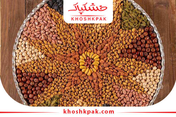 تزئین آجیل با مقوا