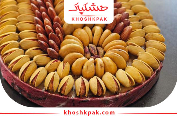 تزئین آجیل با مقوا